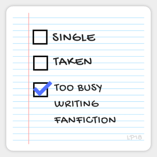 The Checklist Sticker